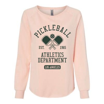 Pickleball Los Angeles Athletics Department Est 1965 Sports Womens California Wash Sweatshirt