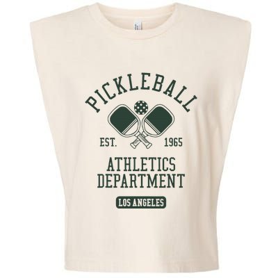 Pickleball Los Angeles Athletics Department Est 1965 Sports Garment-Dyed Women's Muscle Tee