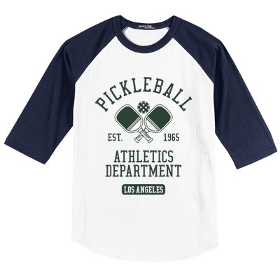 Pickleball Los Angeles Athletics Department Est 1965 Sports Baseball Sleeve Shirt