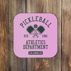 Pickleball Los Angeles Athletics Department Est 1965 Sports Coaster