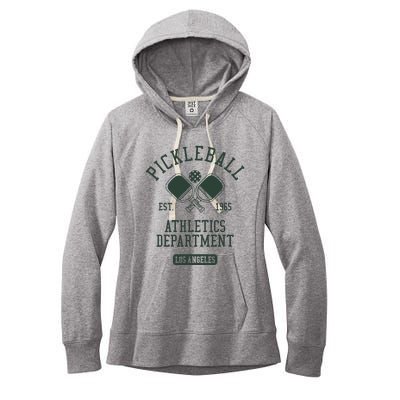 Pickleball Los Angeles Athletics Department Est 1965 Sports Women's Fleece Hoodie