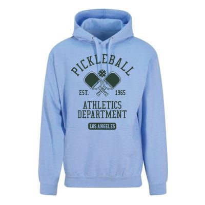 Pickleball Los Angeles Athletics Department Est 1965 Sports Unisex Surf Hoodie