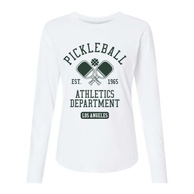 Pickleball Los Angeles Athletics Department Est 1965 Sports Womens Cotton Relaxed Long Sleeve T-Shirt