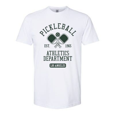 Pickleball Los Angeles Athletics Department Est 1965 Sports Softstyle® CVC T-Shirt