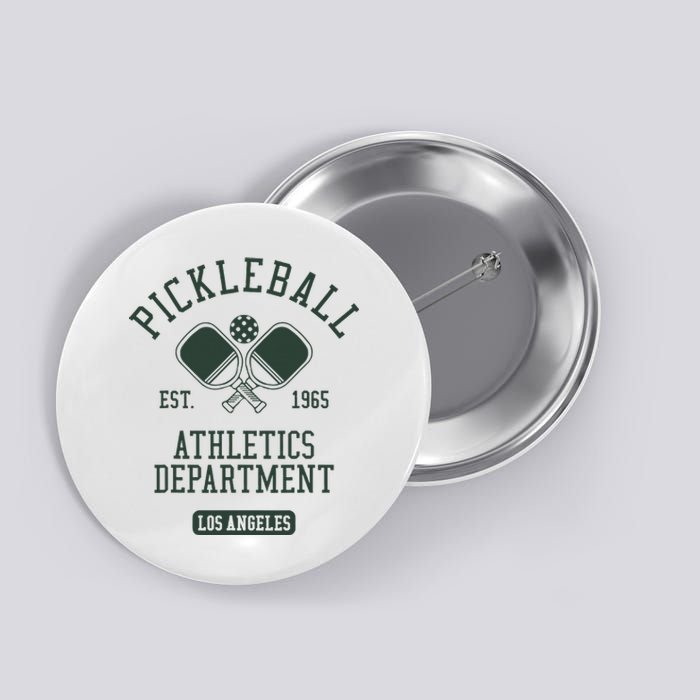 Pickleball Los Angeles Athletics Department Est 1965 Sports Button