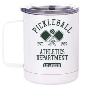 Pickleball Los Angeles Athletics Department Est 1965 Sports 12 oz Stainless Steel Tumbler Cup