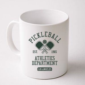 Pickleball Los Angeles Athletics Department Est 1965 Sports Coffee Mug