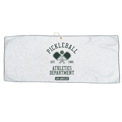 Pickleball Los Angeles Athletics Department Est 1965 Sports Large Microfiber Waffle Golf Towel