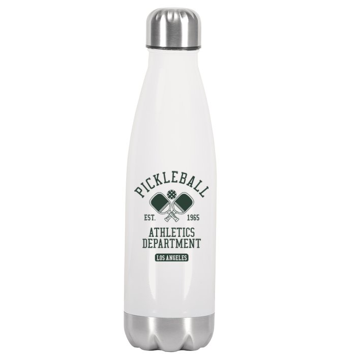 Pickleball Los Angeles Athletics Department Est 1965 Sports Stainless Steel Insulated Water Bottle