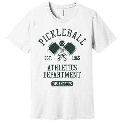 Pickleball Los Angeles Athletics Department Est 1965 Sports Premium T-Shirt