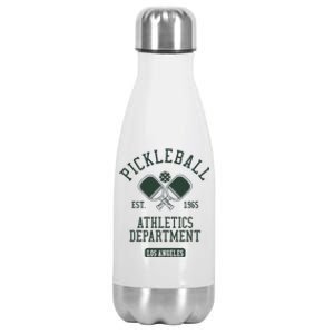 Pickleball Los Angeles Athletics Department Est 1965 Sports Stainless Steel Insulated Water Bottle