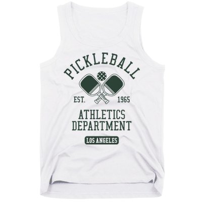 Pickleball Los Angeles Athletics Department Est 1965 Sports Tank Top