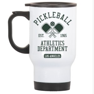 Pickleball Los Angeles Athletics Department Est 1965 Sports Stainless Steel Travel Mug