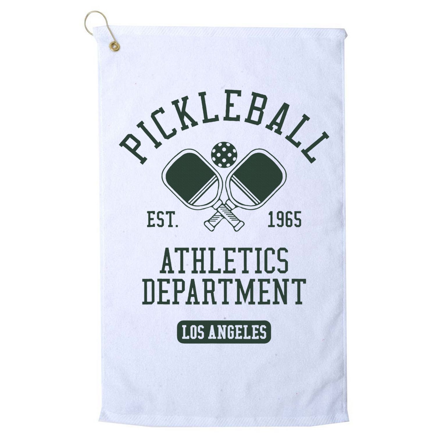 Pickleball Los Angeles Athletics Department Est 1965 Sports Golf Towel