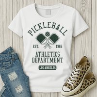 Pickleball Los Angeles Athletics Department Est 1965 Sports Womens T-Shirt