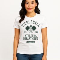 Pickleball Los Angeles Athletics Department Est 1965 Sports Womens T-Shirt