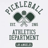 Pickleball Los Angeles Athletics Department Est 1965 Sports Kids Hoodie