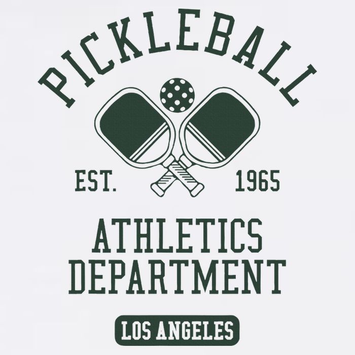 Pickleball Los Angeles Athletics Department Est 1965 Sports Kids Hoodie