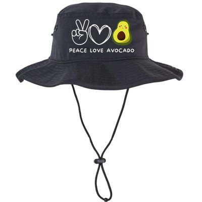 Peace Love Avocado Retro Avocado Lover Fruit Lover Legacy Cool Fit Booney Bucket Hat