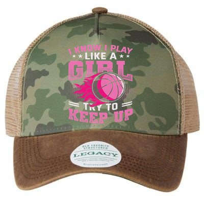 Play Like A Girl Basketball Legacy Tie Dye Trucker Hat