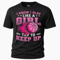 Play Like A Girl Basketball Cooling Performance Crew T-Shirt