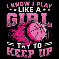 Play Like A Girl Basketball Cooling Performance Crew T-Shirt