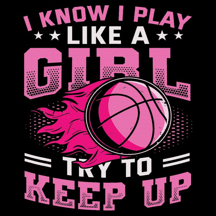 Play Like A Girl Basketball Cooling Performance Crew T-Shirt