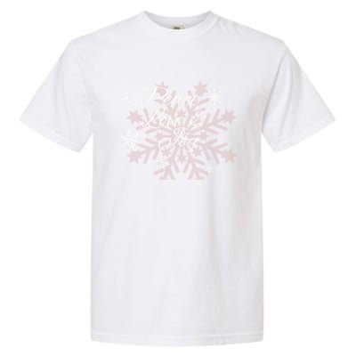 Peace Love And Joy Great Giftholiday Season Snowflake Themed Xgreat Giftmas Gift Garment-Dyed Heavyweight T-Shirt