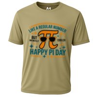 Pi Like A Regular Number But Infinitely Cooler Funny Pi Day .Png Cooling Performance Crew T-Shirt