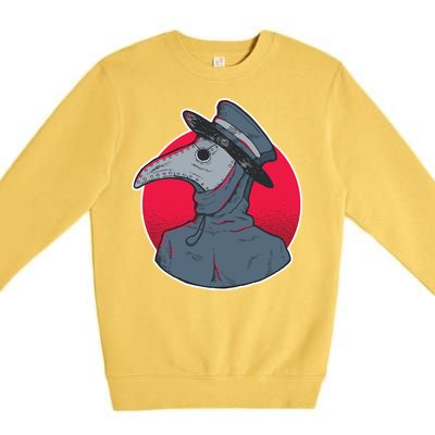 Plague Doctor Mask Premium Crewneck Sweatshirt