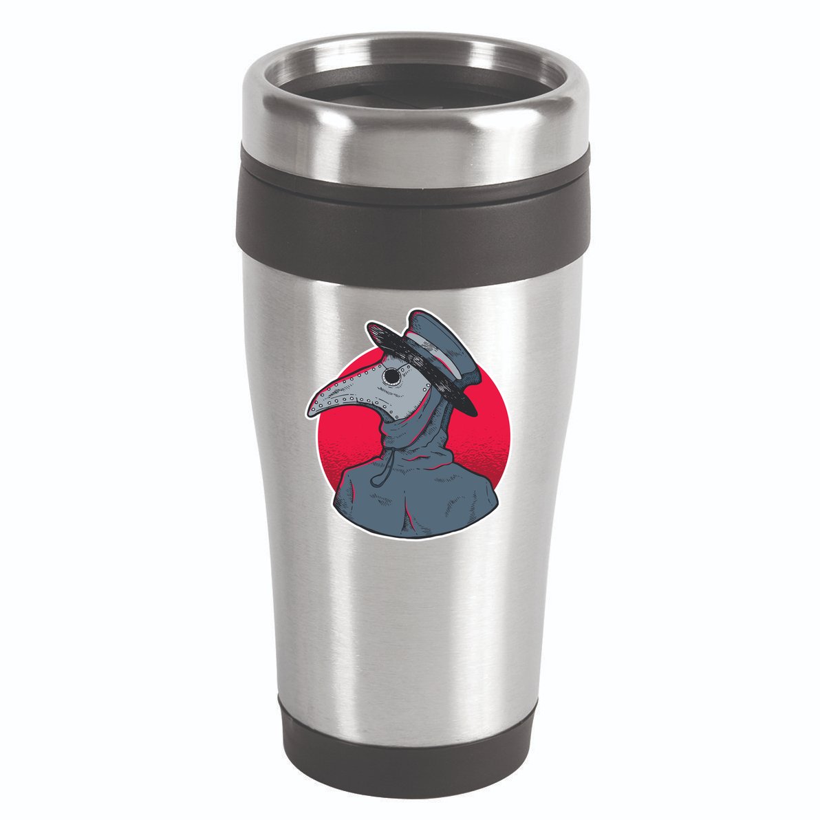 Plague Doctor Mask 16oz Travel Tumbler