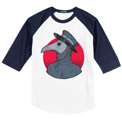 Plague Doctor Mask Baseball Sleeve Shirt