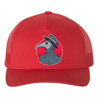 Plague Doctor Mask Yupoong Adult 5-Panel Trucker Hat