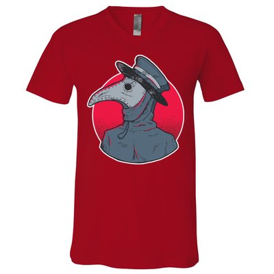 Plague Doctor Mask V-Neck T-Shirt