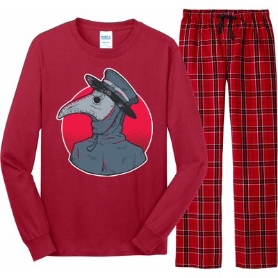 Plague Doctor Mask Long Sleeve Pajama Set