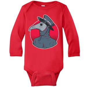 Plague Doctor Mask Baby Long Sleeve Bodysuit