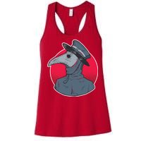 Plague Doctor Mask Women's Racerback Tank