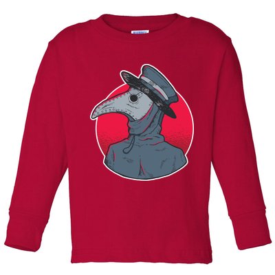 Plague Doctor Mask Toddler Long Sleeve Shirt