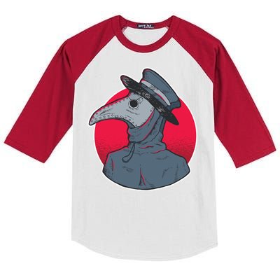 Plague Doctor Mask Kids Colorblock Raglan Jersey