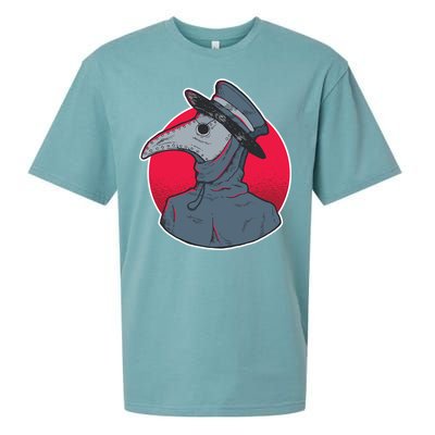 Plague Doctor Mask Sueded Cloud Jersey T-Shirt