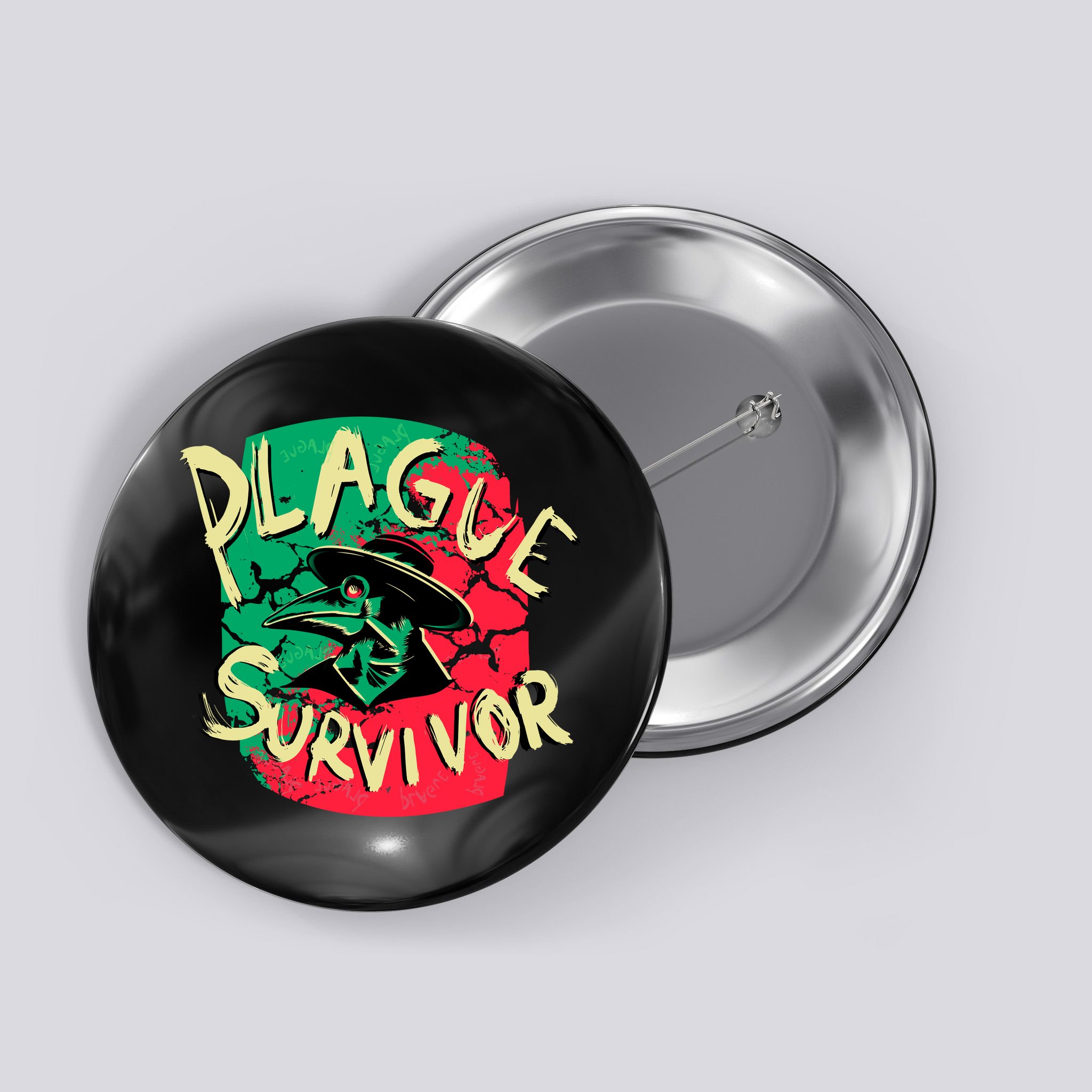 Plague Survivor Button