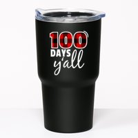 Plaid 100 Days Y'all Funny 100th Day Of School Tumbler