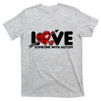 Plaid Love Someone With Autism T-Shirt