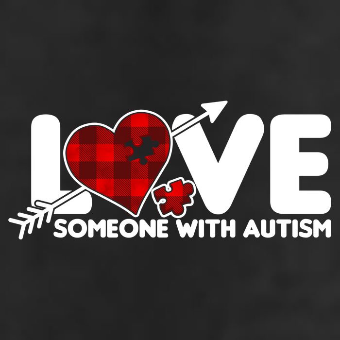 Plaid Love Someone With Autism Trucker Hat
