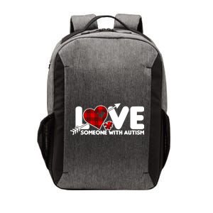 Plaid Love Someone With Autism Vector Backpack