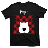 Plaid Pattern Papa Bear T-Shirt