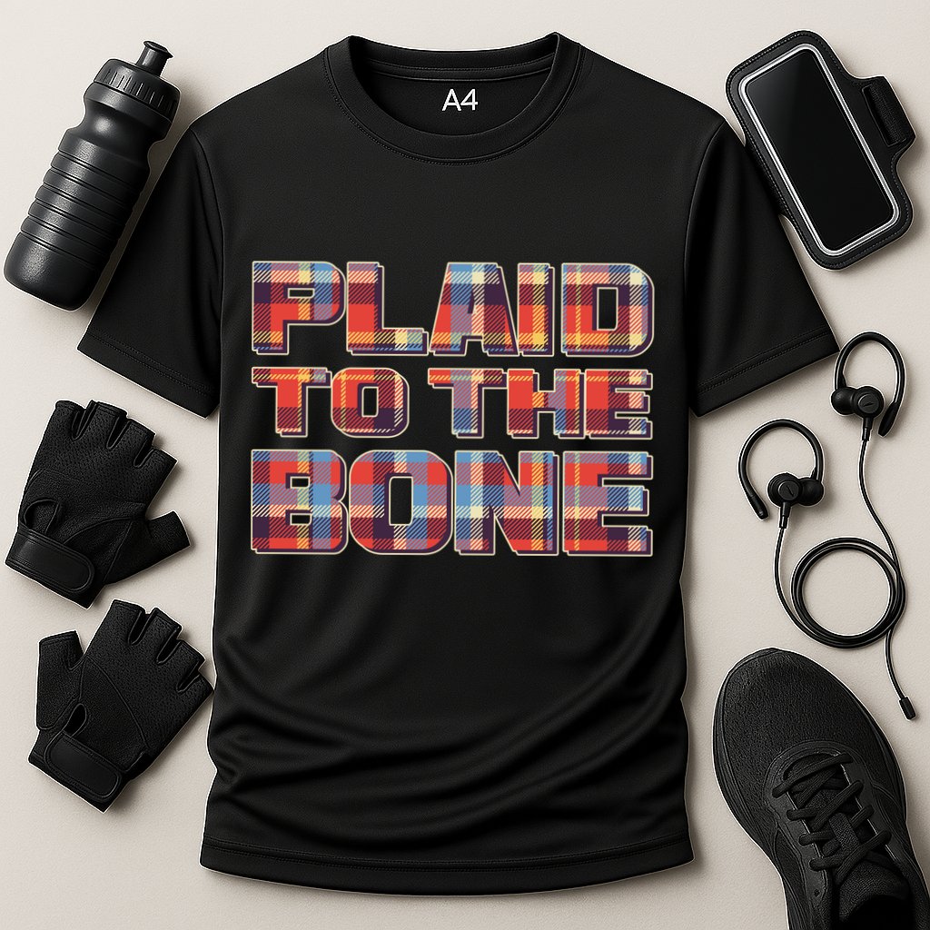 Plaid To The Bone Performance Shirt