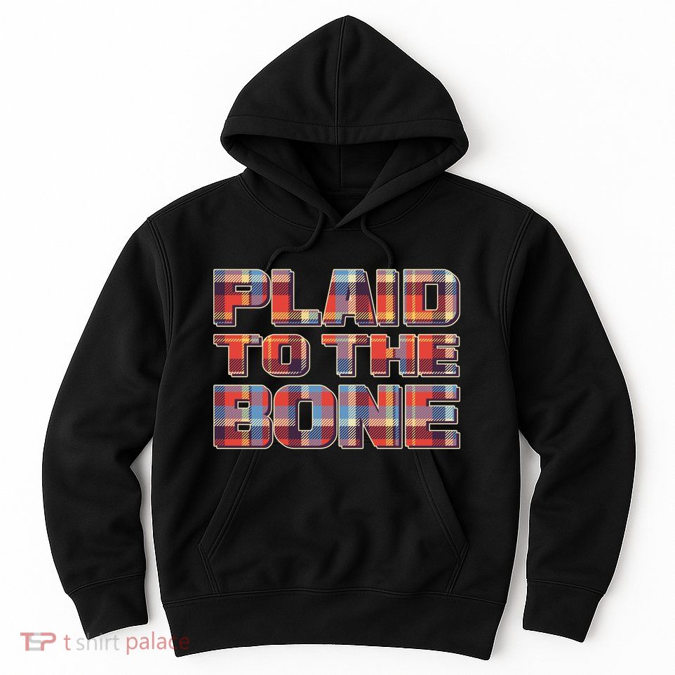 Plaid To The Bone Hoodie