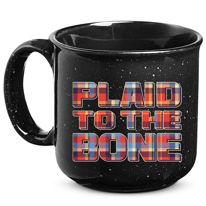 Plaid To The Bone 15oz Campfire Ceramic Mug