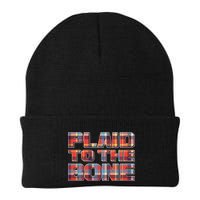Plaid To The Bone Beanie